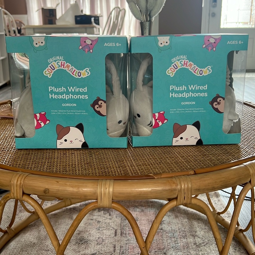 Squishmallows Plush Wired Headphones GORDON